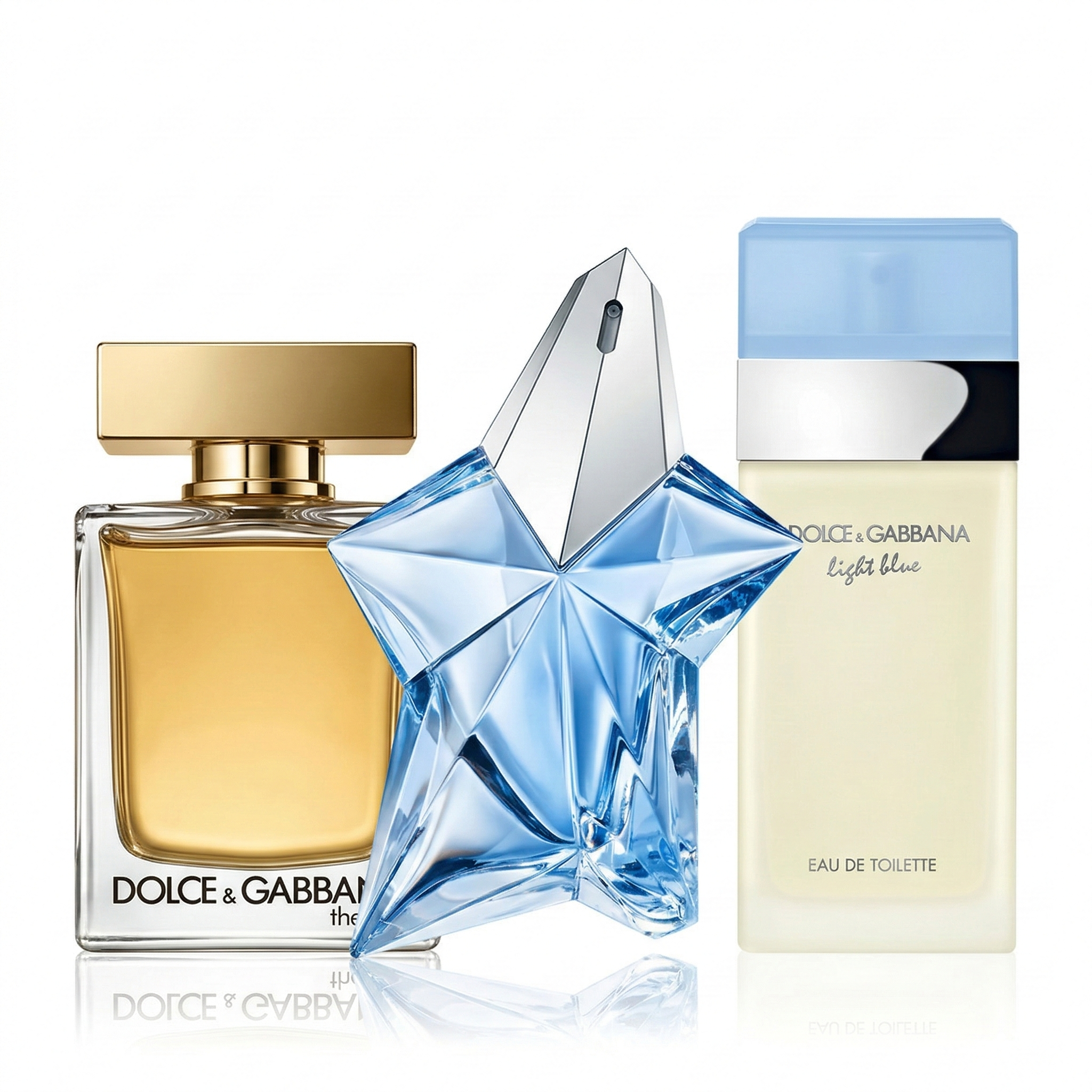 Zestaw 3 Perfum | Light Blue · The One · Angel