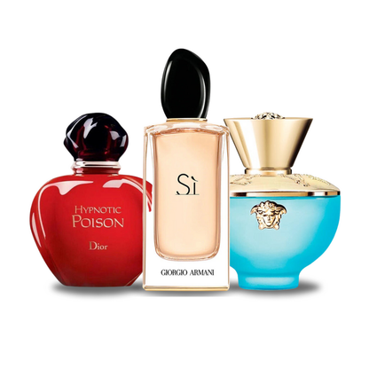 Zestaw 3 Perfum | Hypnotic Poison · Armani Sì · Dylan Turquoise
